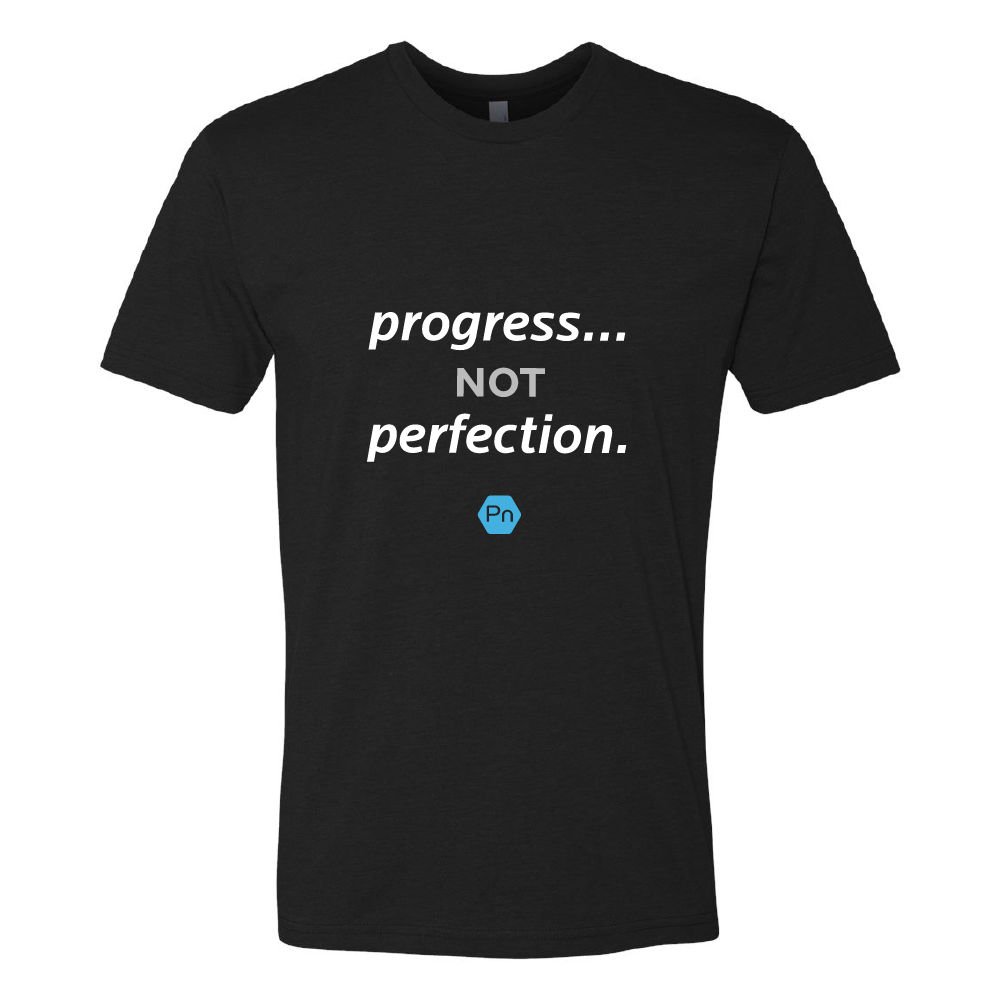 Men's PN "Progress not Perfection." Crew Tee