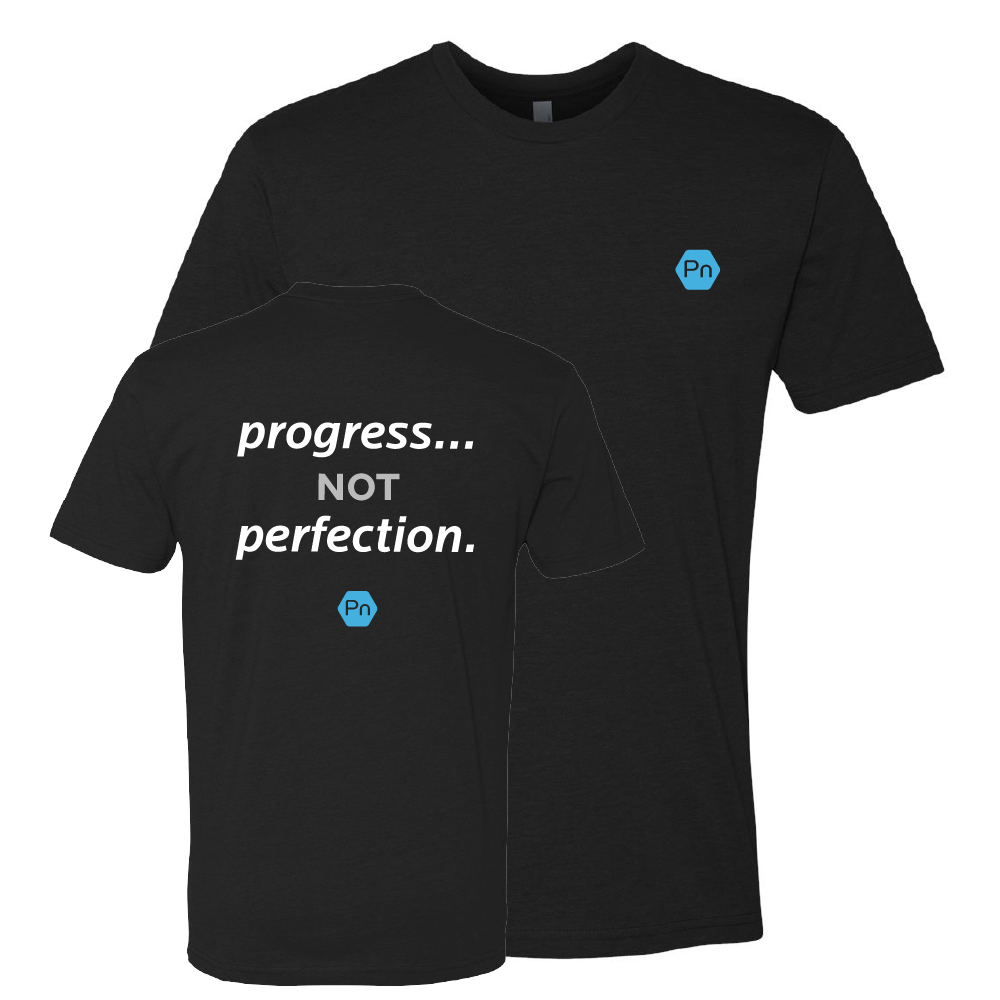 Men's PN "Progress not Perfection." Crew Tee - Back Print