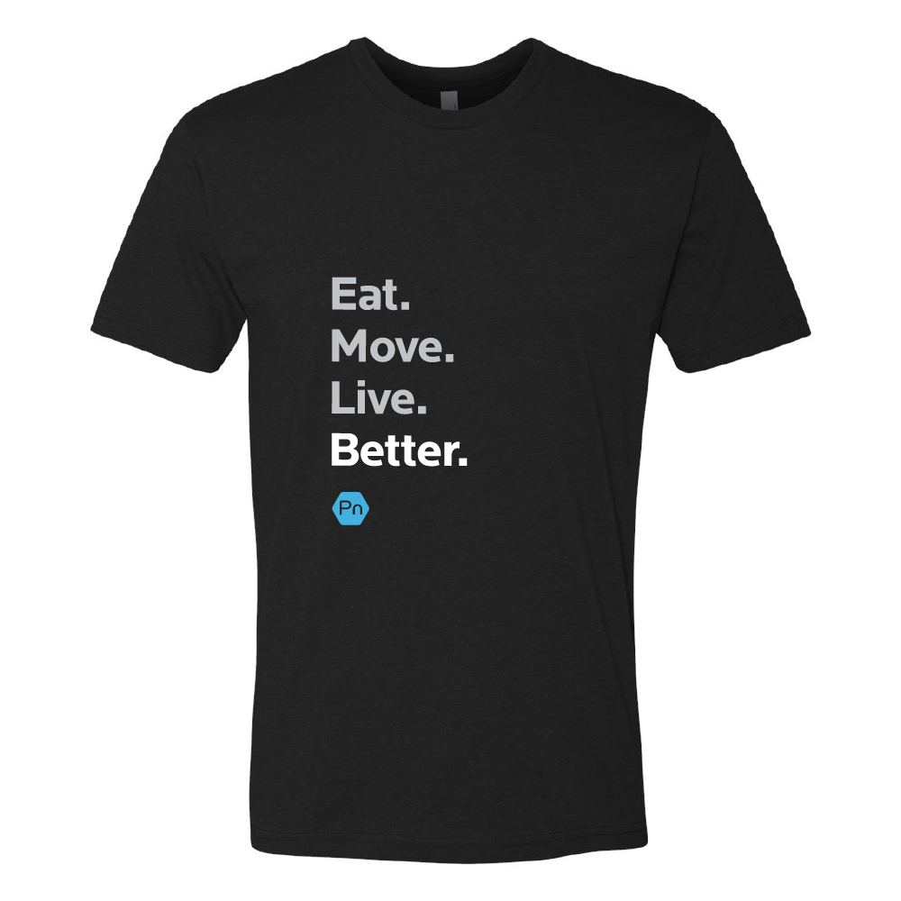 Unisex PN "Eat. Move. Live Better." Crew Tee