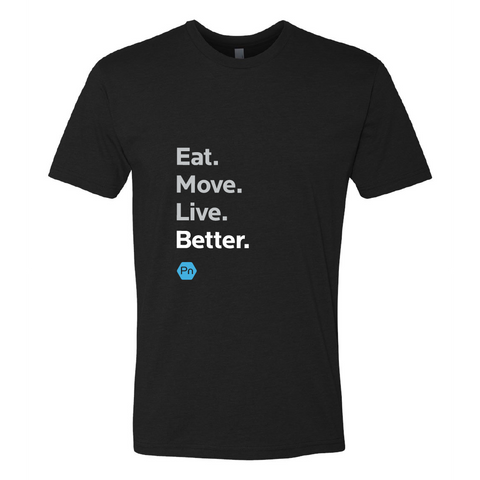 Unisex PN "Eat. Move. Live Better." Crew Tee