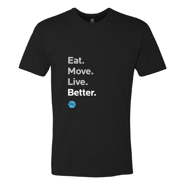 Men's PN "Eat. Move. Live Better." Crew Tee