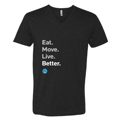 Men's PN "Eat. Move. Live Better." V-Neck Tee