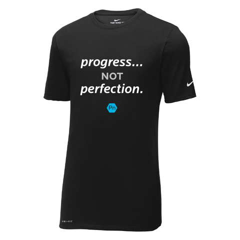 Men's PN "Progress not Perfection." Nike Dri-Fit Crew Tee