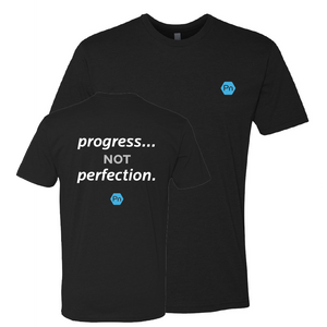 Unisex PN "Progress not Perfection." Crew Tee - Back Print